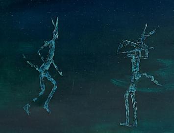 Kunstwerk op canvas van Roger Nellens kopen uit 1965