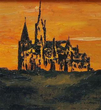 Roger Nellens, Belgische kunstschilder met een schilderij uit 1963