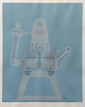 Grafisch kunstwerkje uit 1972 van de kunstschilder Roger Nellens