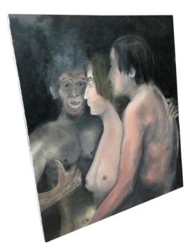 Roger Nellens, Belgische kunstschilder met een schilderij