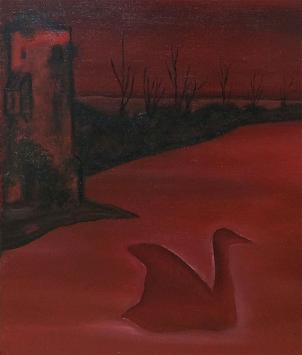 Roger Nellens, Belgische kunstschilder met een schilderij uit 1965