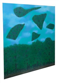 Kunstwerk op canvas van Roger Nellens kopen uit 1965