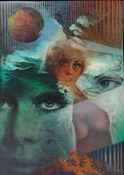 Kunstwerk op paneel geschilderd door Roger Van Belleghem