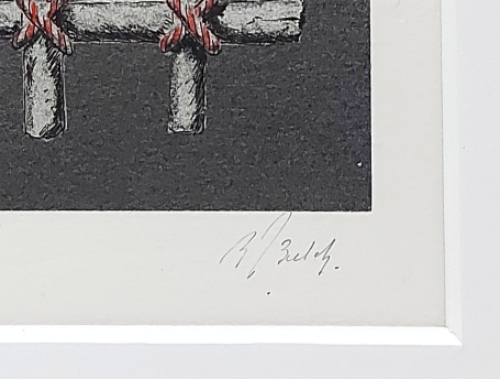 Tekening van de hedendaagse kunstenaar  Roger Van Bulck kopen