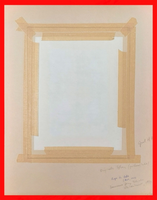 Roger Van Bulck met een potlood en pentekening