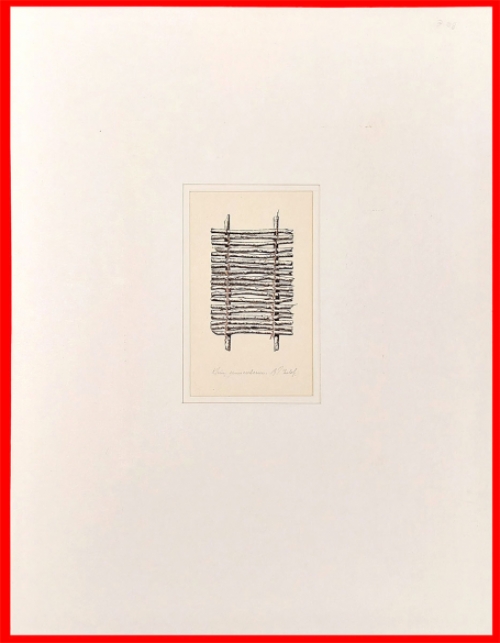 Tekening van de hedendaagse kunstenaar Roger Van Bulck kopen