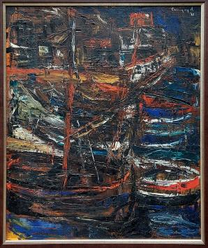 Schilderij uit 1962 van Roland Cassiman