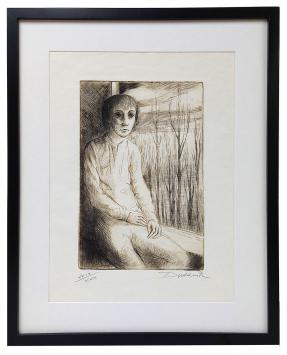 Ingekaderde ets van Roland Devolder kopen