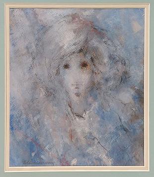 Pastel van de Belgische schilder Roland Laermans
