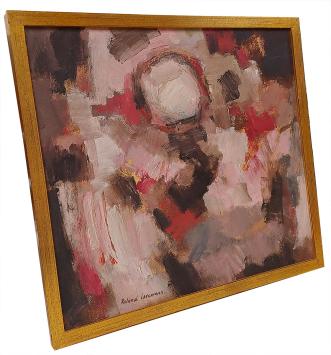Abstract schilderij, Bloemen