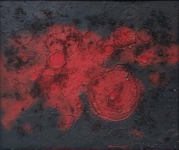 Schilderij van de Belgische kunstenaar Roland Laermans
