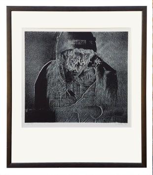 Litho van Belgische kunstenaar Roland Massa