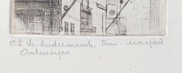 Belgische etser en tekenaar Romain Malfliet