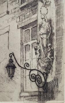 Belgische etser en tekenaar Romain Malfliet