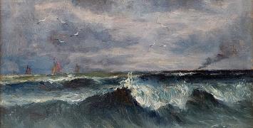 Kunstwerkje van de Belgische kunstschilder R. Steppe