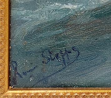 Kunstwerk geschilderd op canvas door R. Steppe