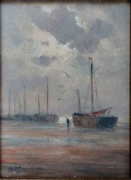 Olieverfschilderij van de Belgische kunstschilder Romain Steppe kopen