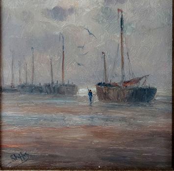 Kunstwerkje van de Belgische kunstschilder R. Steppe