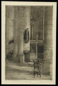 Gesigneerde ets van Romain Malfliet kopen