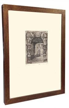 Belgische etser en tekenaar Romain Malfliet