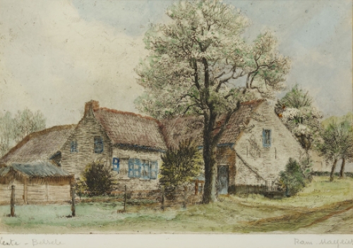 Gekleurde ets, Lente Belsele van Malfliet kopen