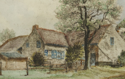 Romain Malfliet met een ets van de lente