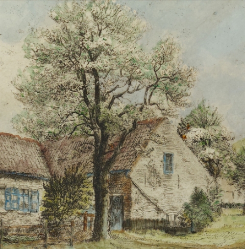 Belgische artiest en etser Romain Malfliet