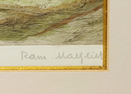 Gekleurde ets, Lente - Bersele