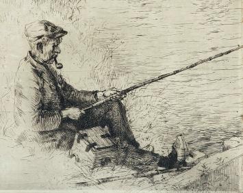 Belgische etser en schilder Romain Malfliet