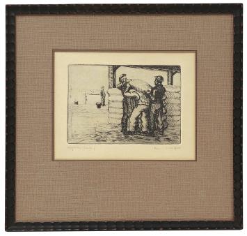 Kleine ingekaderde ets van Romain Malfliet kopen