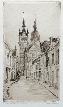 Akkerstraat te Temse door R. Malfliet