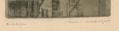 Belgische etser en tekenaar Romain Malfliet