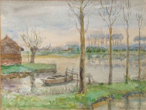 Waterverfschilderij van Malfliet kopen