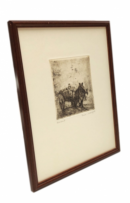 Belgische etser en tekenaar Romain Malfliet