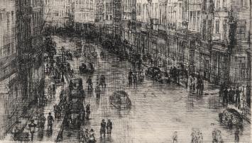 Belgische etser en tekenaar Romain Malfliet