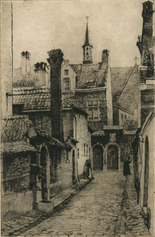 Genummerde ets van Malfliet kopen