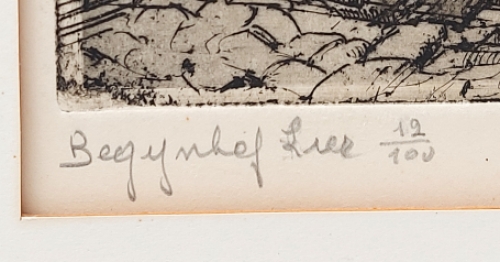 Belgische etser en tekenaar Romain Malfliet