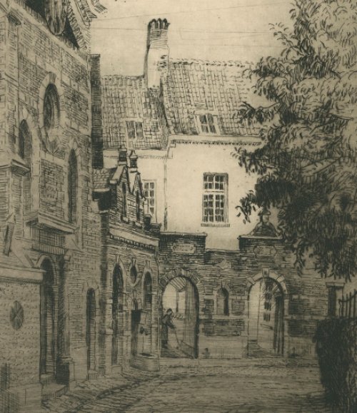 Begijnhofkerk (Antwerpen), ets van Malfliet kopen