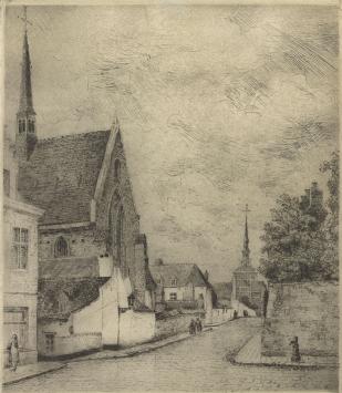 Begijnhofkerk (Leuven), ets van Malfliet kopen