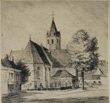 Genummerde ets van Malfliet kopen