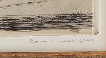 Belgische etser en schilder Romain Malfliet