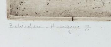 Belgische etser en tekenaar Romain Malfliet