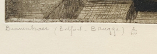 Belgische etser en tekenaar Romain Malfliet