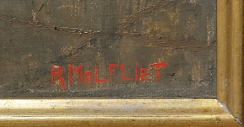 Belgische schilder en etser Romain Malfliet