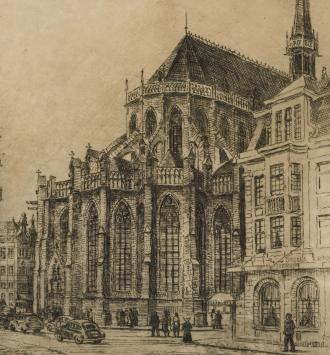 Belgische etser en schilder Romain Malfliet