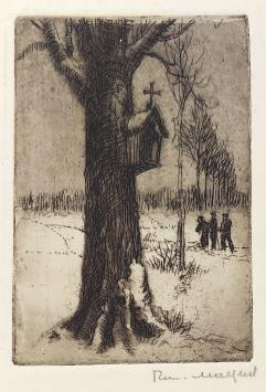 Gehandtekende ets van Malfliet kopen