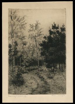 Gesigneerde ets van Romain Malfliet bestellen