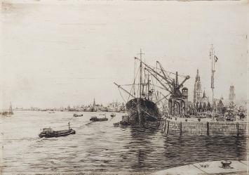 Belgische etser en schilder Romain Malfliet