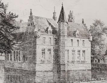 Belgische etser en tekenaar Romain Malfliet