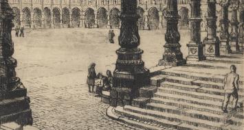 Romain Malfliet met een gesigneerde ets